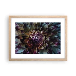 Pôster com moldura de carvalho claro - O florescimento da juventude - 40x30 cm