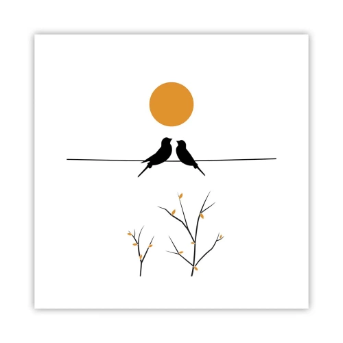 Pôster - A noite dos rouxinóis - 30x30 cm