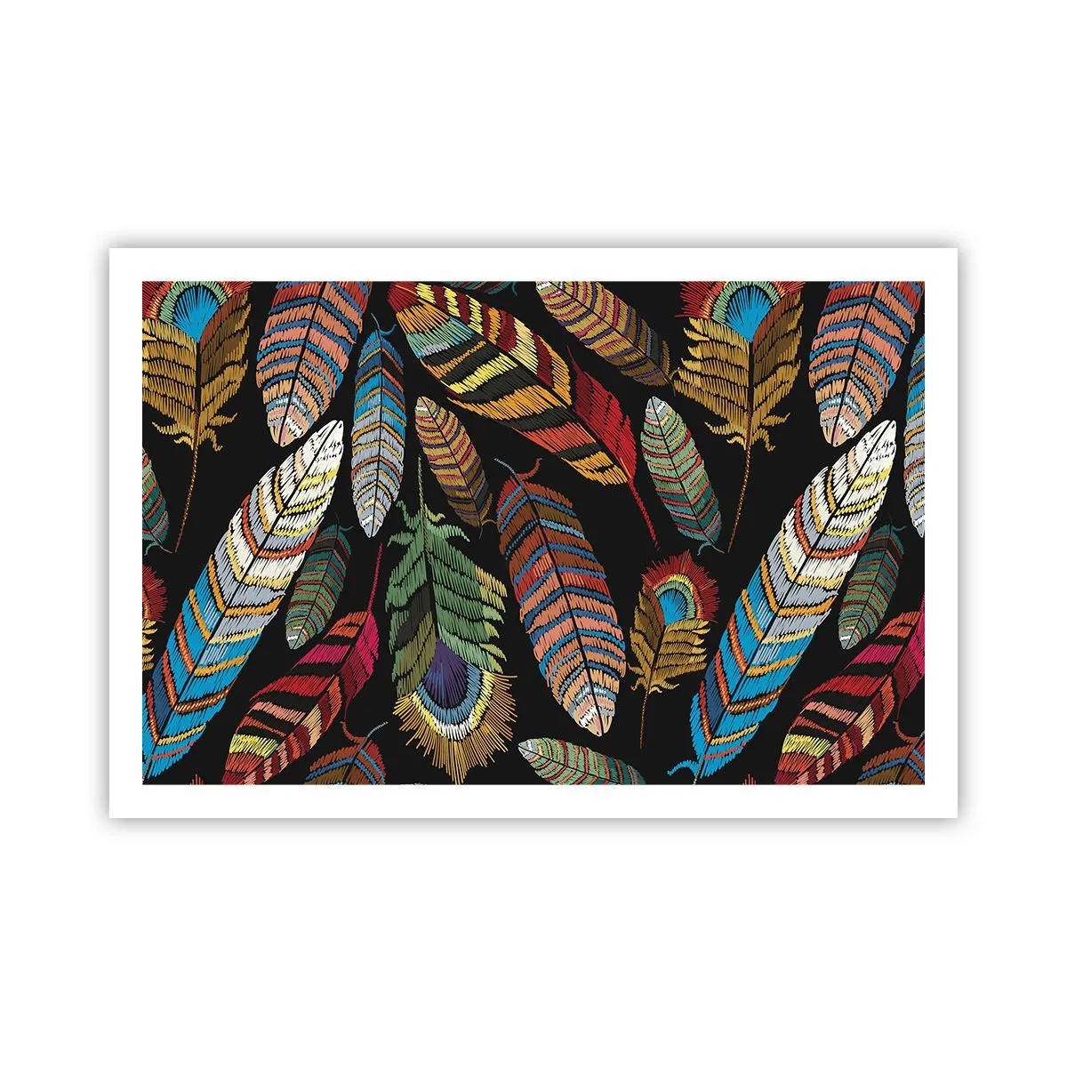 Pôster - O carnaval dos pássaros - 91x61 cm