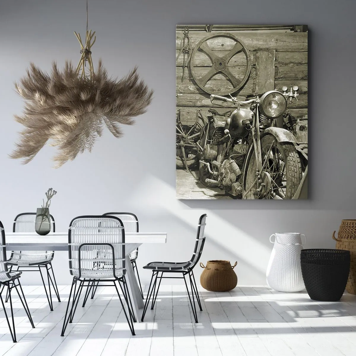 Quadro em tela - No depósito do tio Jorge - 50x70 cm