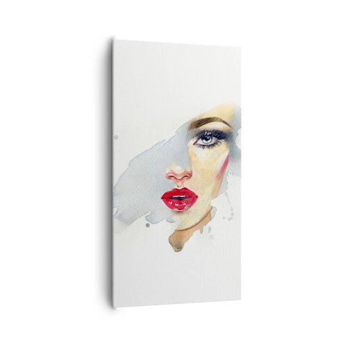 Quadro em tela - Reflexão numa gota de água - 65x120 cm