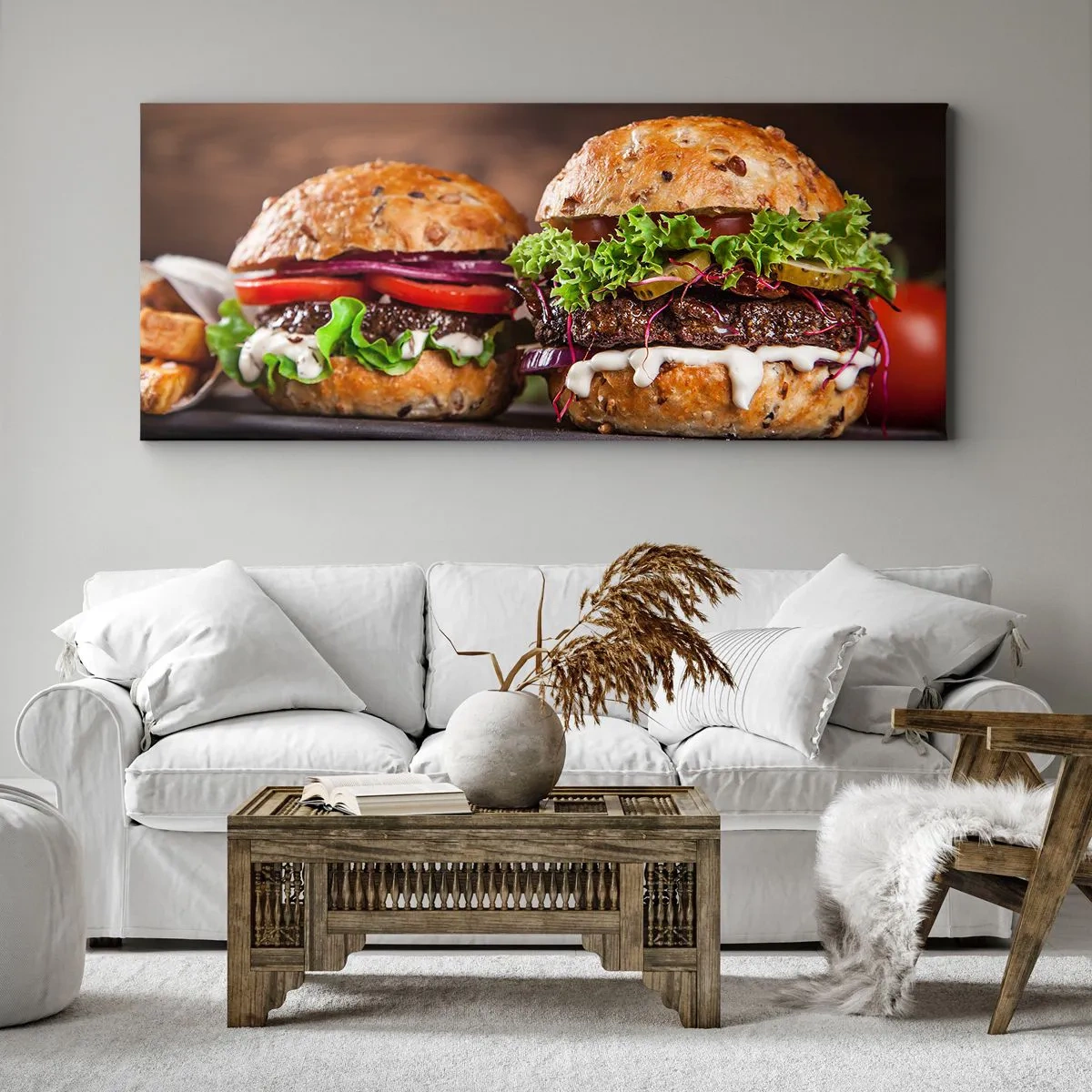 Quadro em tela - Sonho americano - 100x40 cm