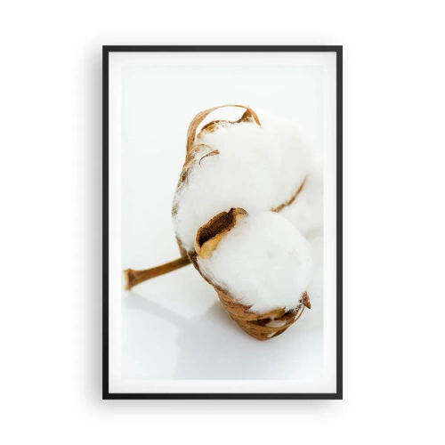Pôster com moldura preta - Suave por natureza - 61x91 cm