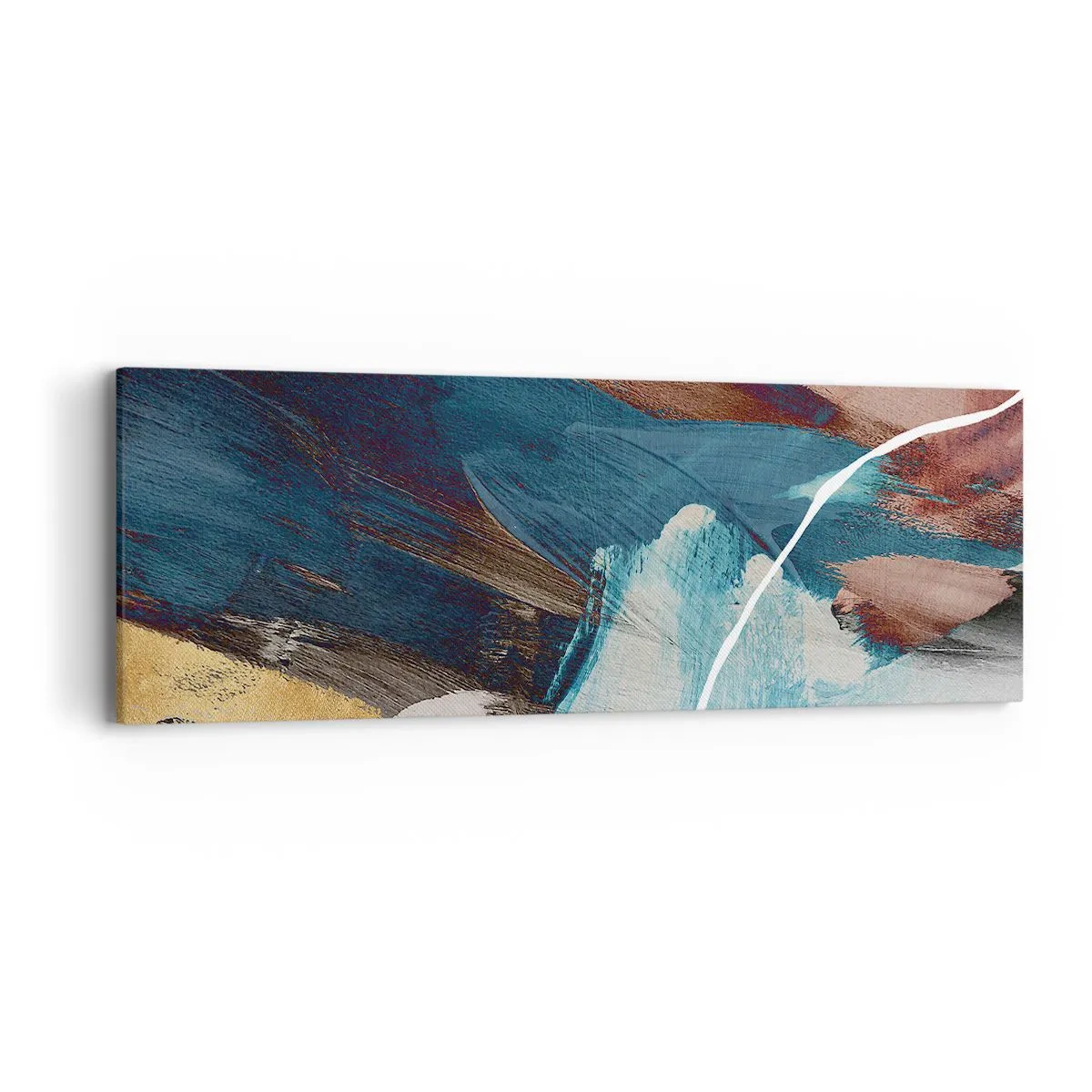 Quadro em tela - Com elegância e energia - 90x30 cm