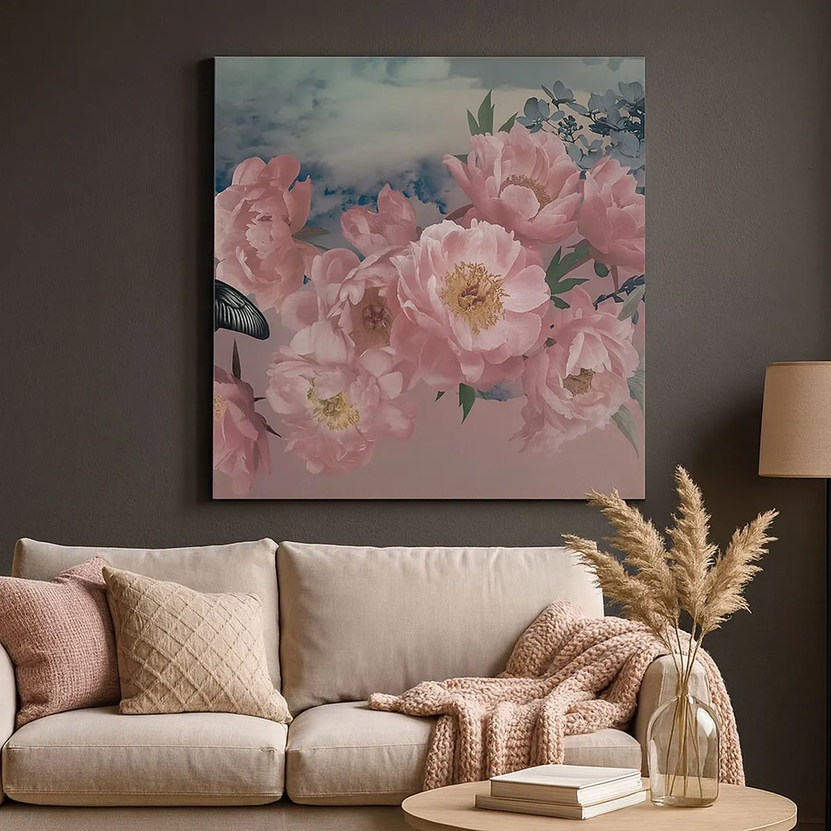 Quadro em tela - O auge do romantismo - 30x30 cm