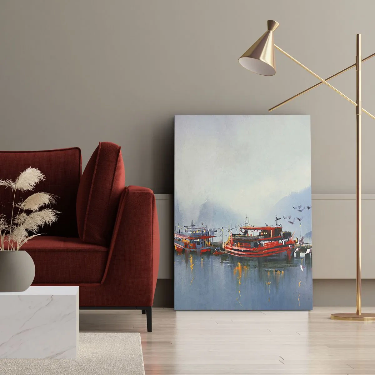 Quadro em tela - No fim do mundo - 80x120 cm