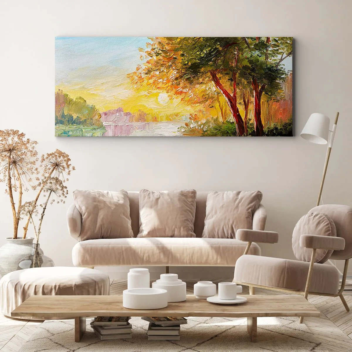 Quadro em tela - Et in Arcadia ego - 120x50 cm