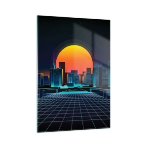 Quadro em vidro - Ainda quer ir para o mundo real? - 50x70 cm
