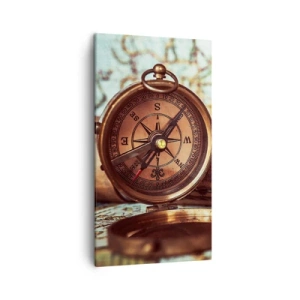 Quadro em tela - Uma aventura pirata no Caribe - 45x80 cm