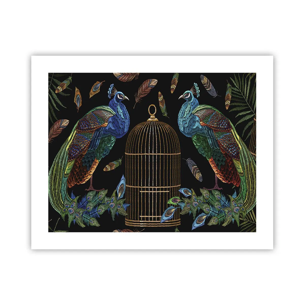 Pôster - Em vestes reais - 50x40 cm