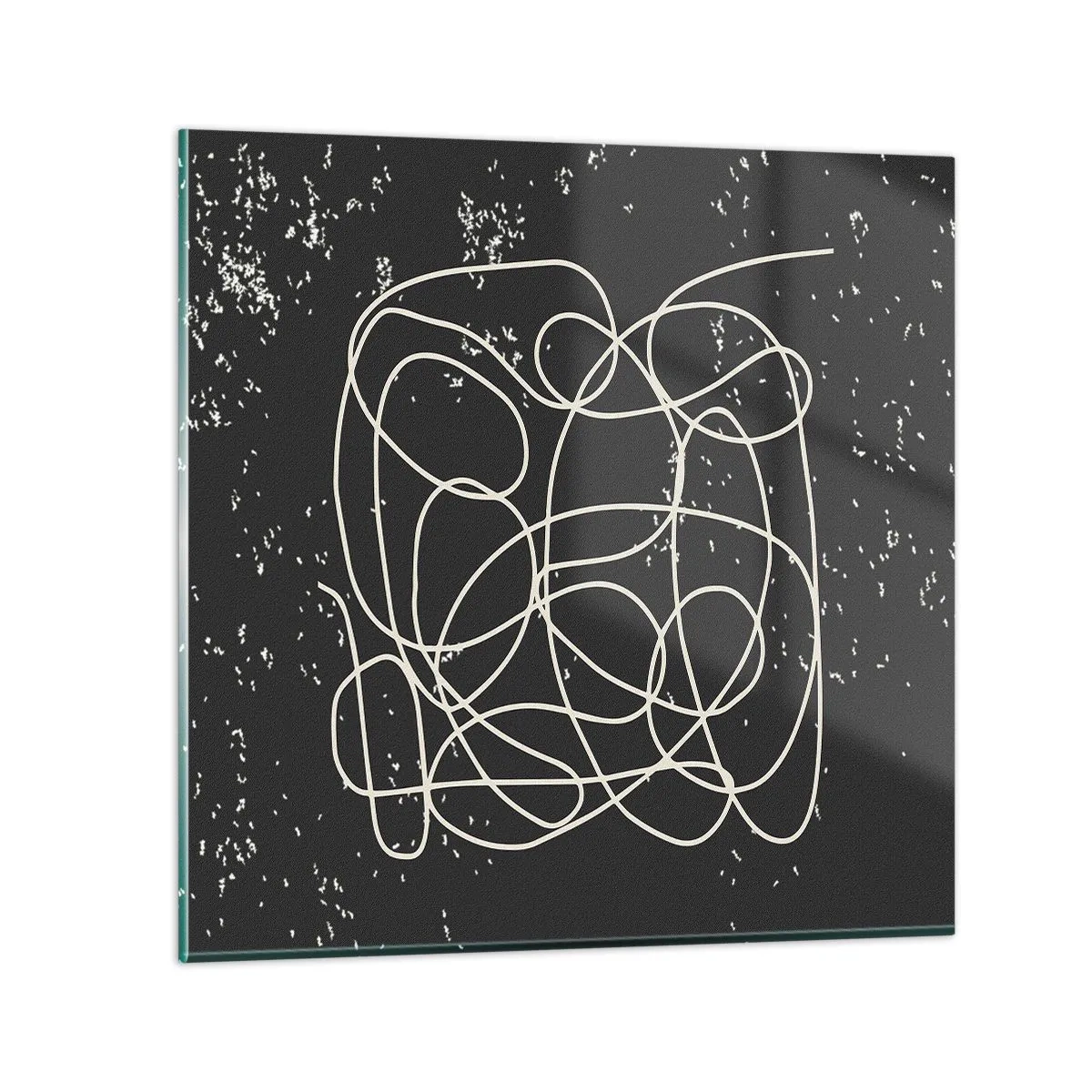 Quadro em vidro - Pensamentos errantes - 60x60 cm