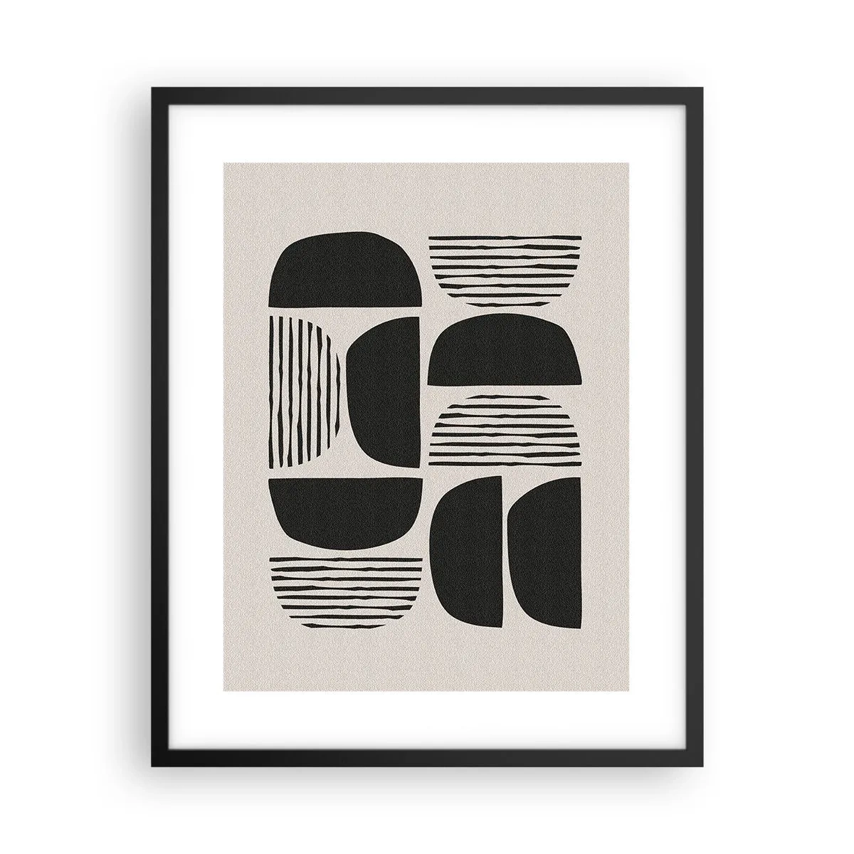 Pôster com moldura preta - Ofertas indiferentes - 40x50 cm