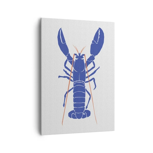 Quadro em tela - Lagosta requintada em romã - 50x70 cm