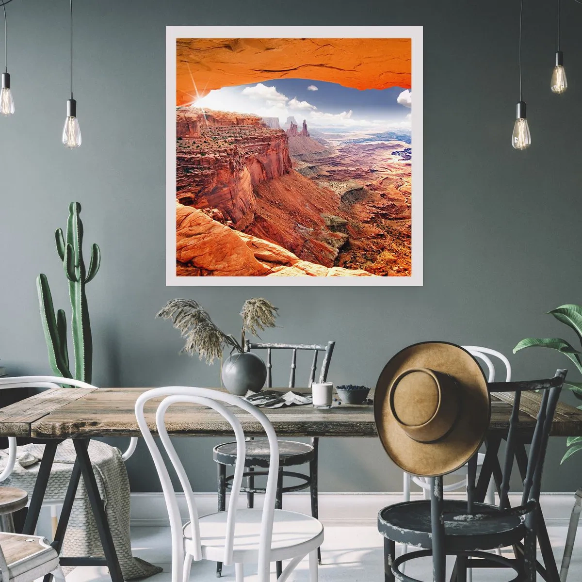 Pôster - Esculpido pela própria natureza - 40x40 cm