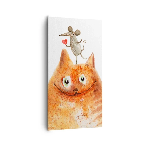 Quadro em tela - Paradoxos do amor - 65x120 cm