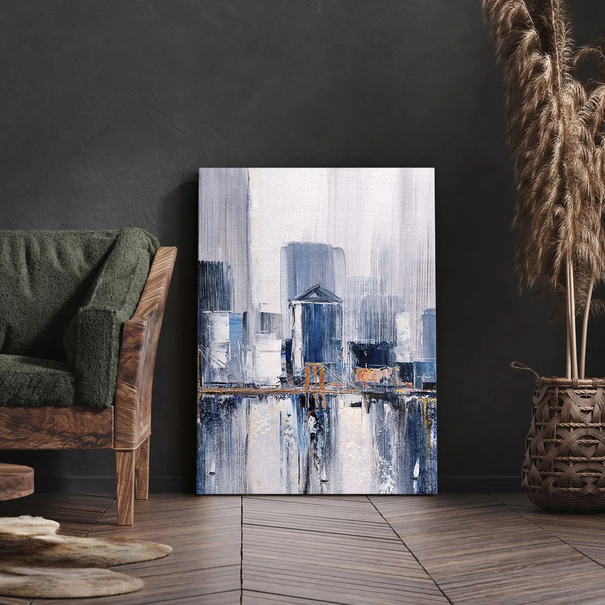 Quadro em tela - Impressão de Nova York - 45x80 cm