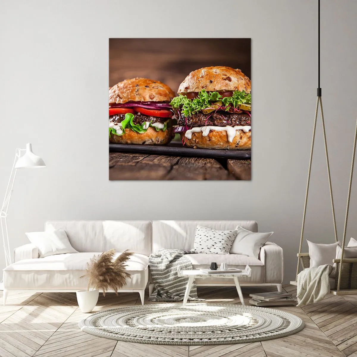 Quadro em tela - Sonho americano - 30x30 cm