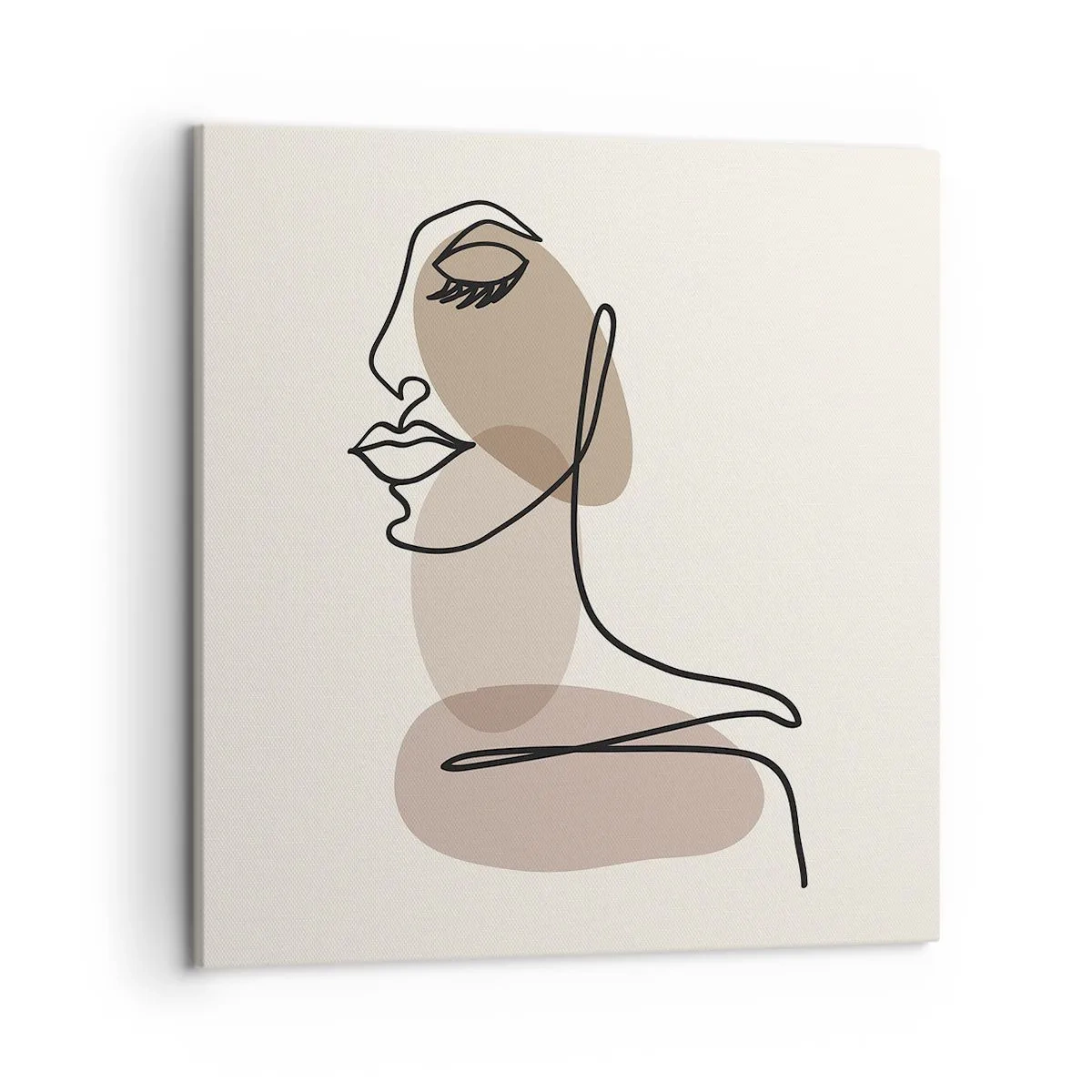 Quadro em tela - Uma certa linha de beleza - 50x50 cm