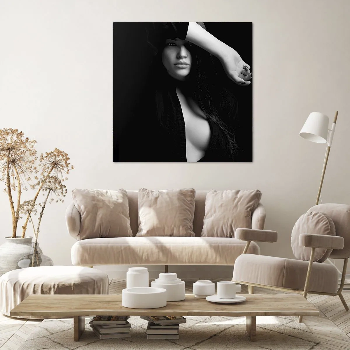 Quadro em tela - Escola de sedução - 60x60 cm