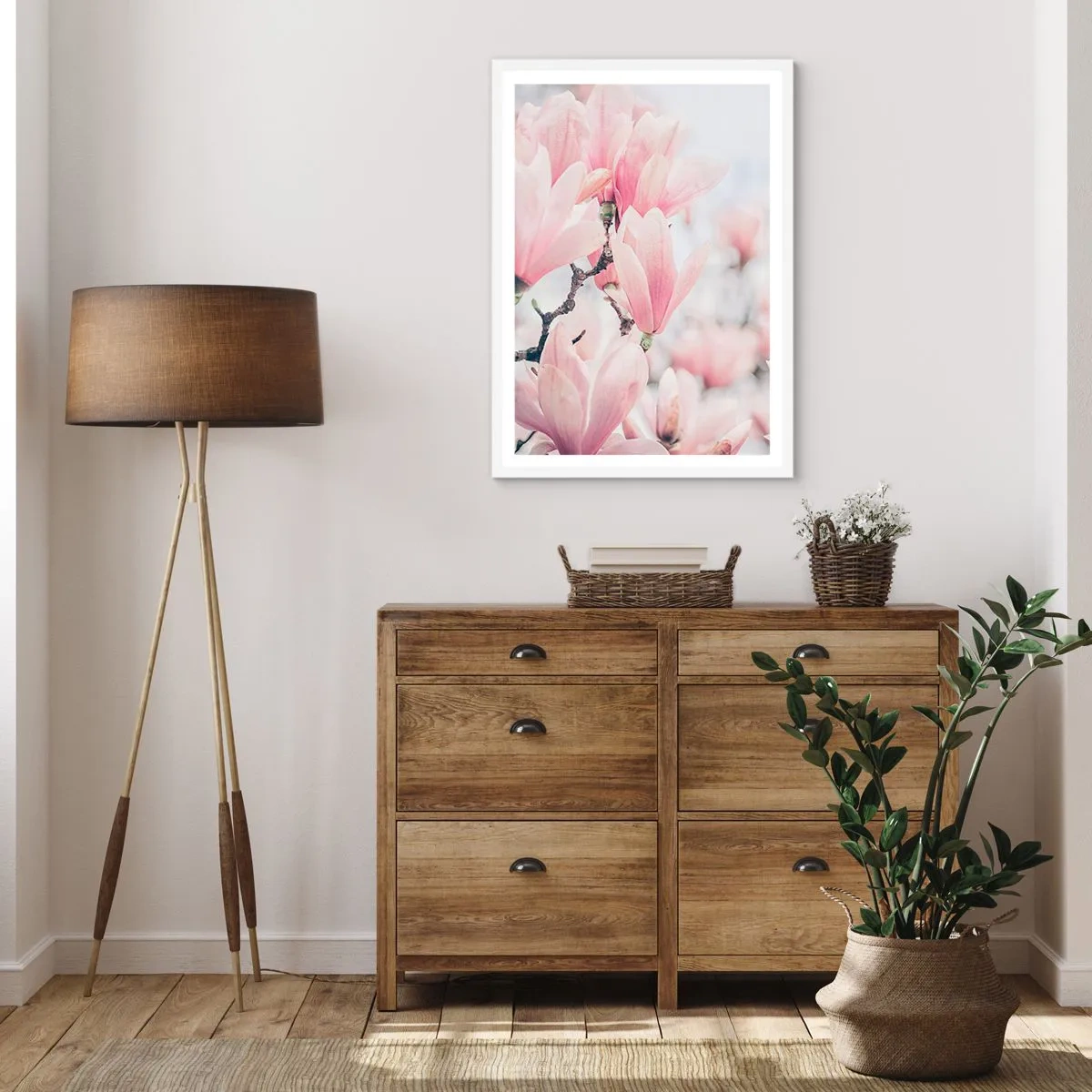 Pôster em moldura branca - O ideal da subtileza - 50x70 cm