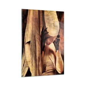 Quadro em vidro - Entre o bem e o mal - 50x70 cm