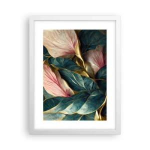 Pôster em moldura branca - Elegância e estilo naturais - 30x40 cm
