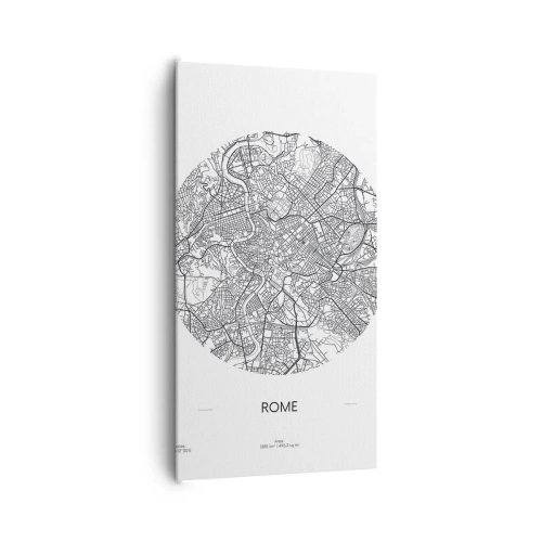 Quadro em tela - Anatomia de Roma - 65x120 cm