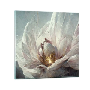 Quadro em vidro - Floresce uma vez a cada cem anos - 30x30 cm