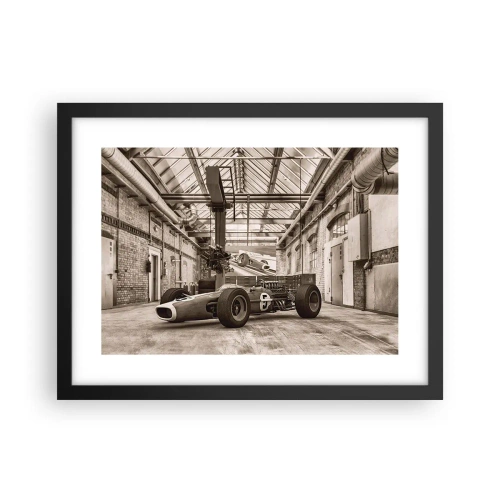 Pôster com moldura preta - O descanso do vencedor - 40x30 cm