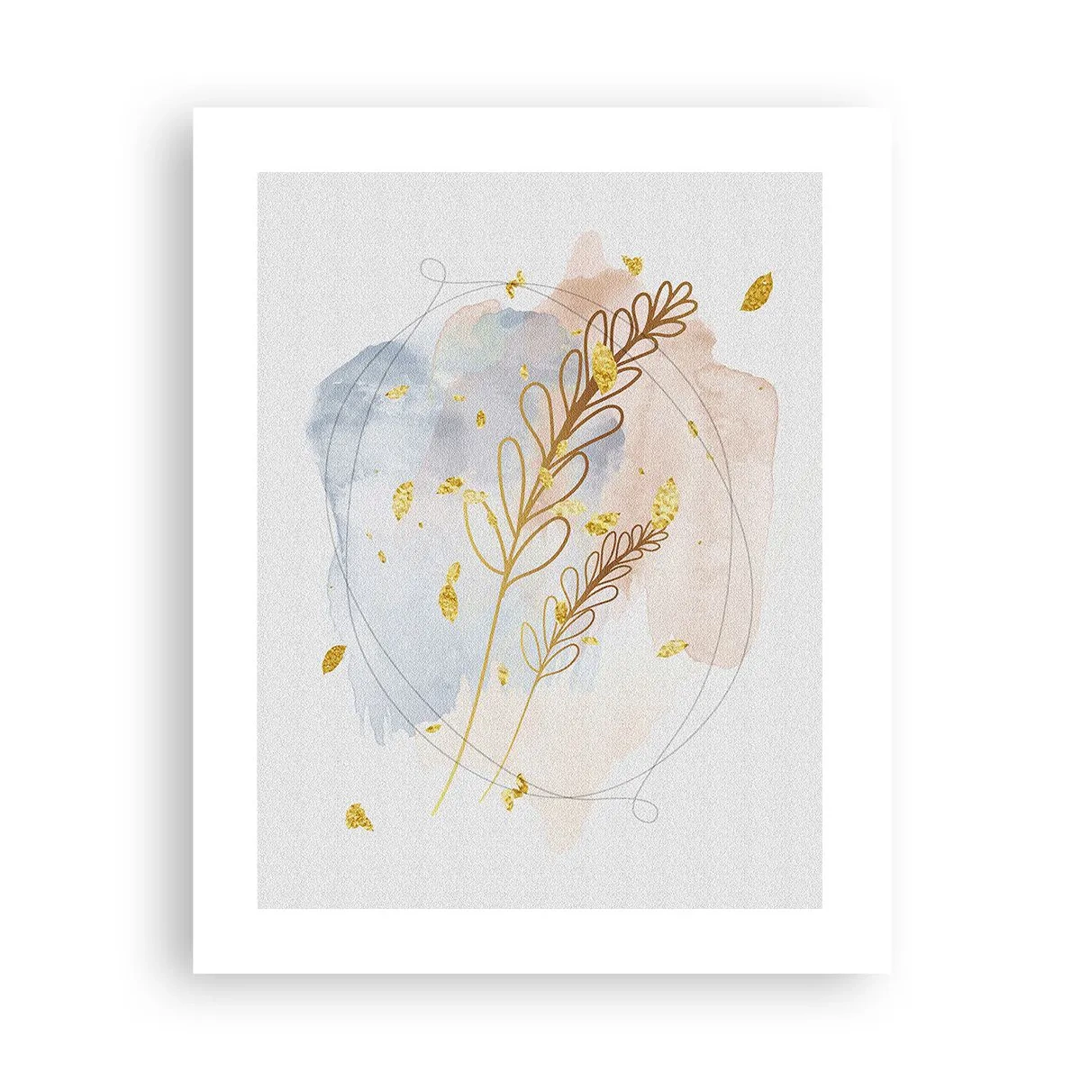 Pôster - Explosão dourada - 40x50 cm