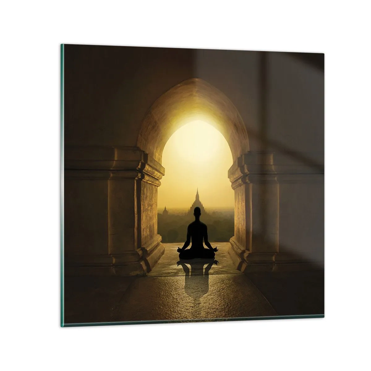 Quadro em vidro - Harmonia completa - 50x50 cm