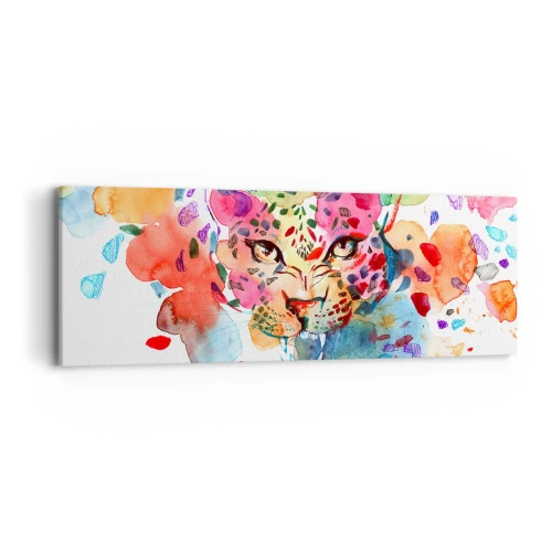 Quadro em tela - A Bela e a Fera - 90x30 cm