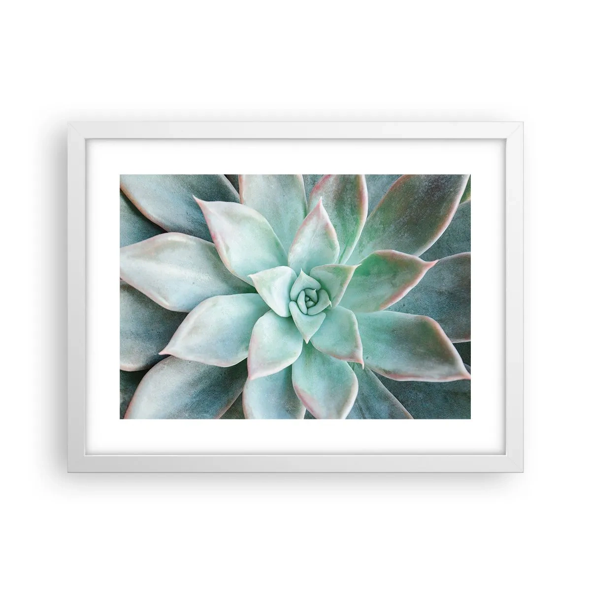 Pôster em moldura branca - O coração do deserto - 40x30 cm