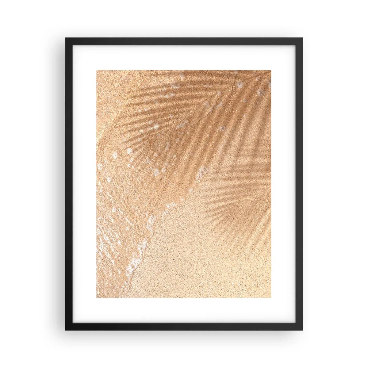 Pôster com moldura preta - A sombra de um verão quente - 40x50 cm