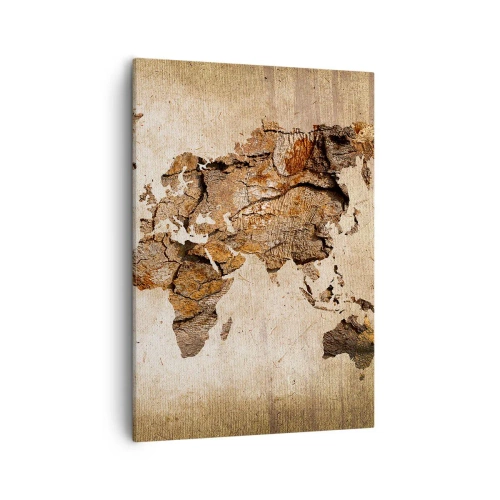 Quadro em tela - Descobrindo o o mundo - 50x70 cm