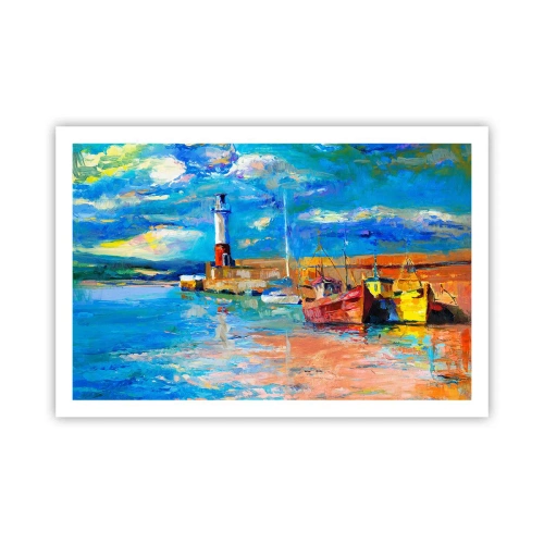 Pôster - Tarde na baía do arco-íris - 91x61 cm