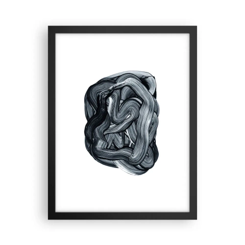 Pôster com moldura preta - Não é assim tão simples - 30x40 cm
