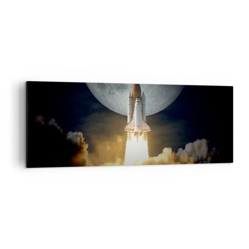 Quadro em tela - O início de uma aventura sobrenatural - 140x50 cm