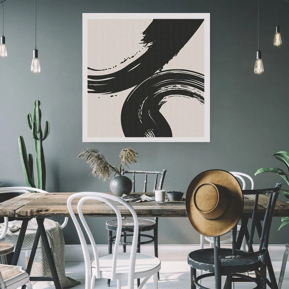 Pôster - Varrer e circular - 50x50 cm