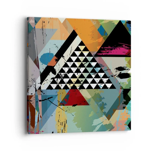 Quadro em tela - Como é simples - 40x40 cm