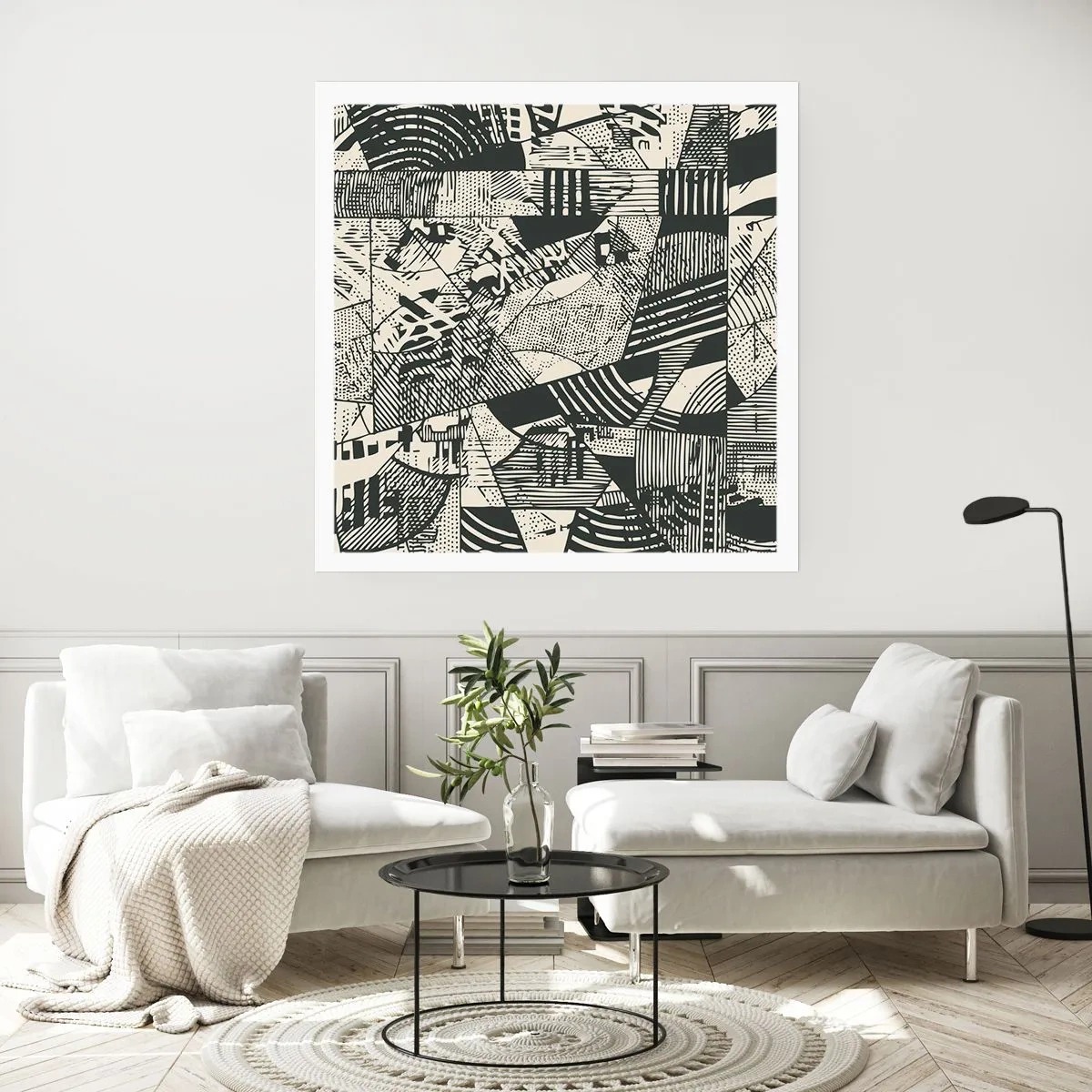 Pôster - A dinâmica do presente - 40x40 cm