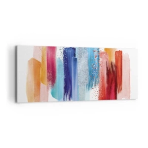 Quadro em tela - Para cima e para baixo  - 120x50 cm