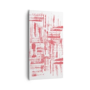 Quadro em tela - Cidade Vermelha - 55x100 cm