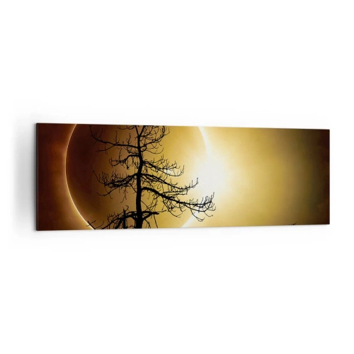 Quadro em tela - Eclipse total - 160x50 cm