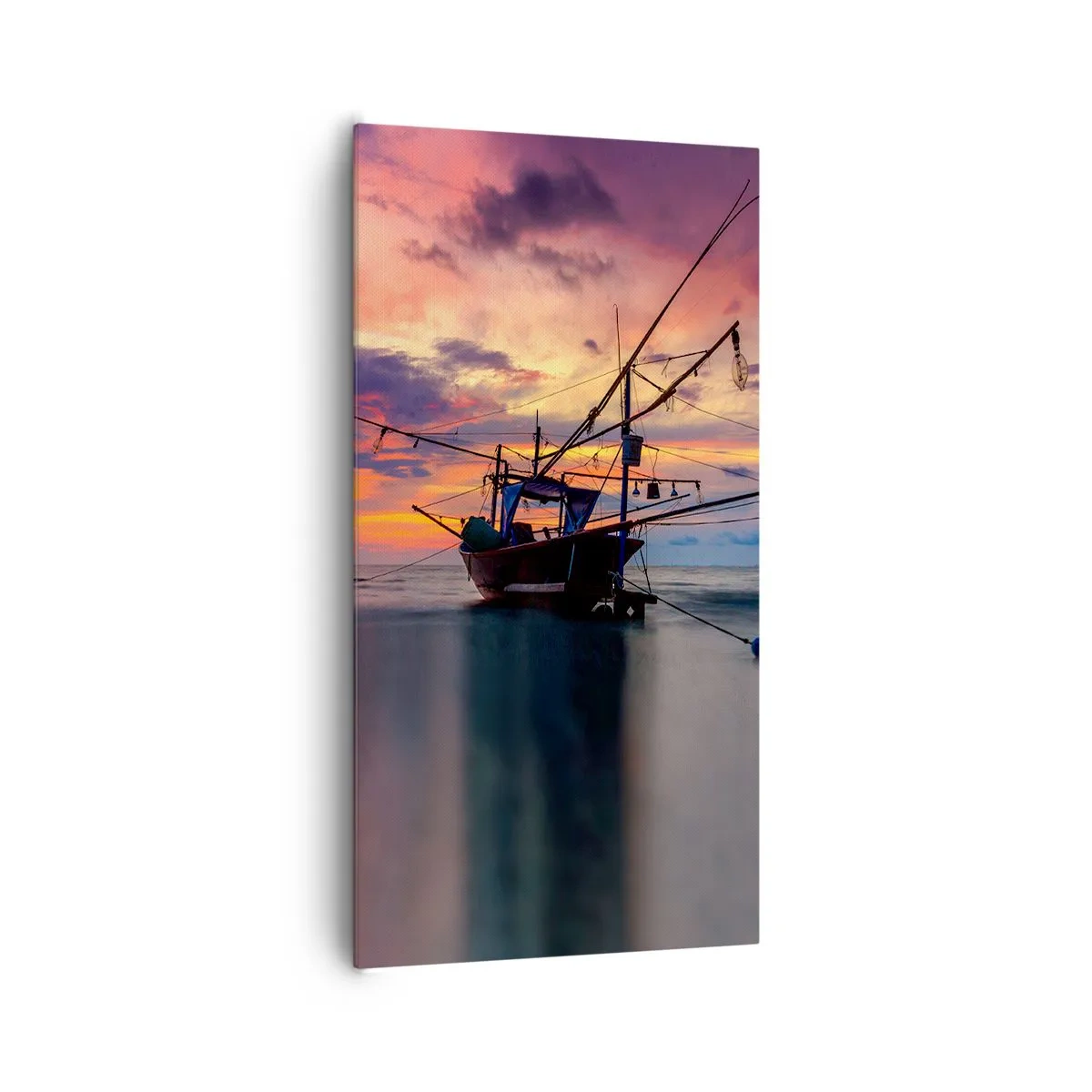 Quadro em tela - Noite exótica - 65x120 cm