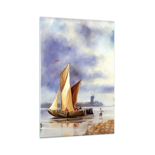 Quadro em vidro - O regresso dos marinheiros - 70x100 cm