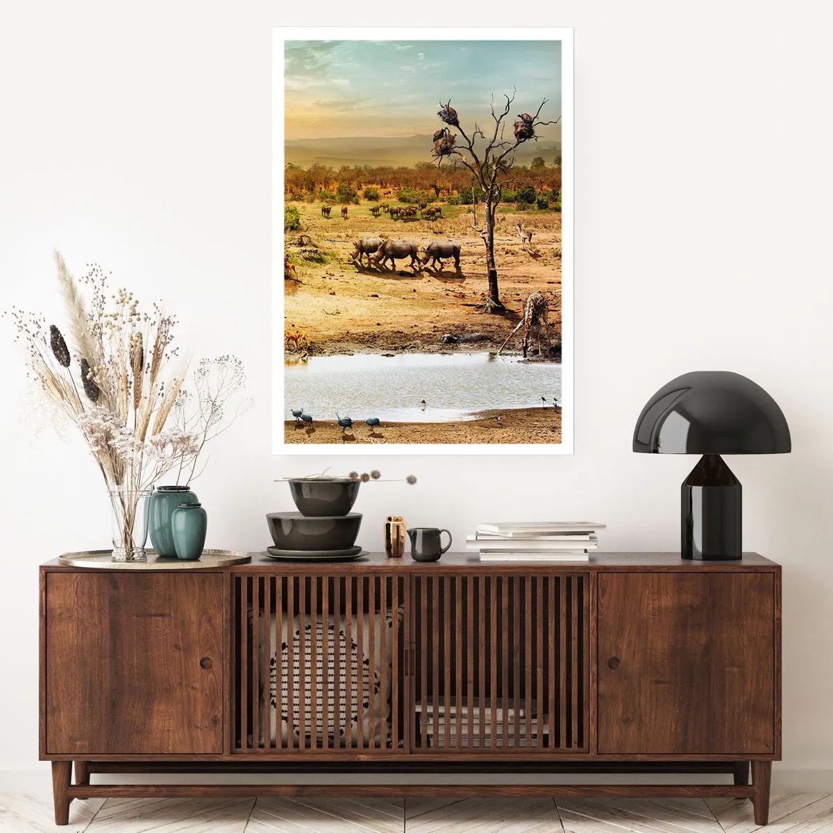 Pôster - Um rio corria no Éden... - 70x100 cm