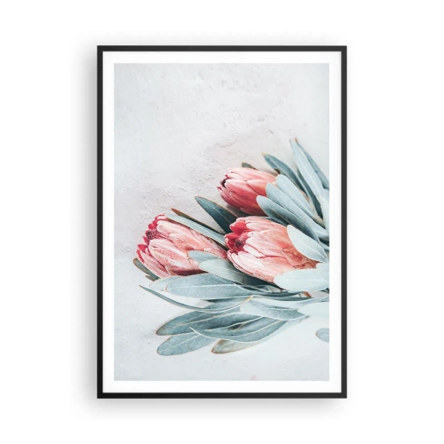 Pôster com moldura preta - Envergonhadas da sua própria beleza - 70x100 cm