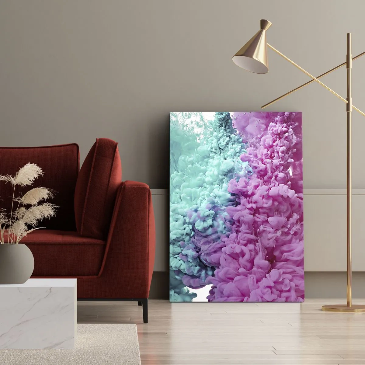 Quadro em tela - Confronto decisivo - 50x70 cm
