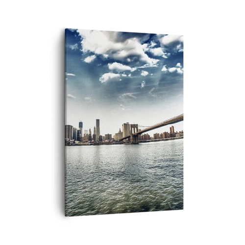 Quadro em tela - Ilha de Vidro - 50x70 cm